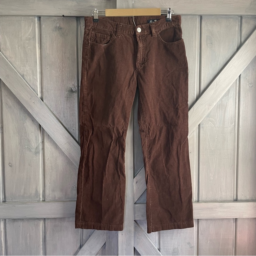 Seven7 Men’s Chocolate Brown Corduroy pants‎ Fall Cozy  size 32